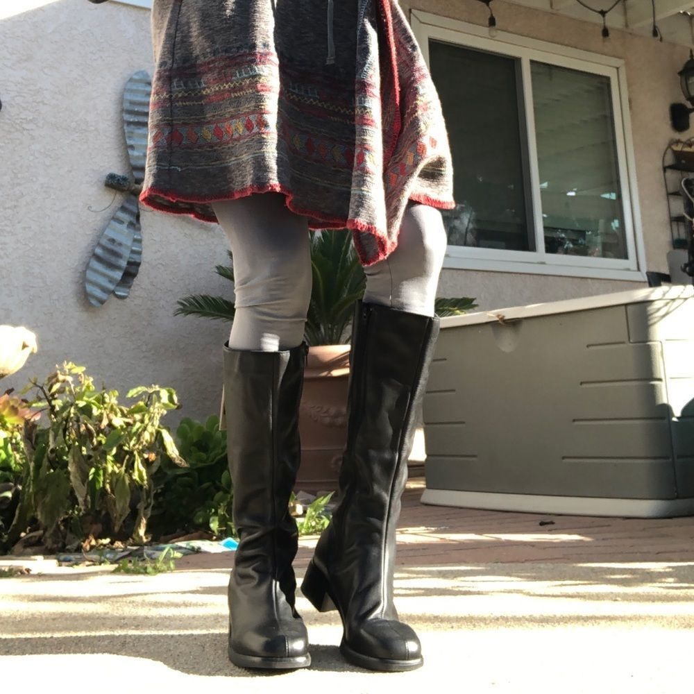 WEATHERTEK waterproof Sz 7 black boots NWT